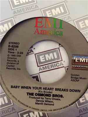 The Osmond Brothers - Baby When Your Heart Breaks Down / Love Burning Down