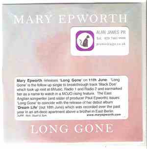 Mary Epworth - Long Gone
