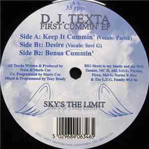 D.J. Texta - First Cummin' EP