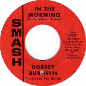 Dorsey Burnette - In The Morning / To Remember