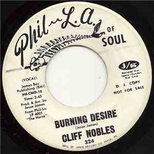 Cliff Nobles - Switch It On / Burning Desire
