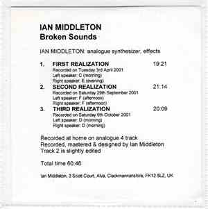 Ian Middleton - Broken Sounds