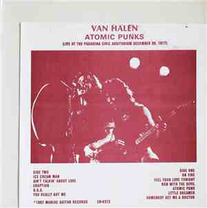 Van Halen - Atomic Punks (Live At The Pasadena Civic Auditorium December 20 ...