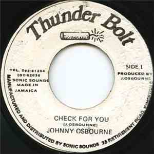 Johnny Osbourne - Check For You