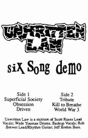 Unwritten Law - Six Song Demo