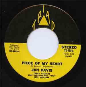 Jan Davis - Piece Of My Heart / Funky Mud