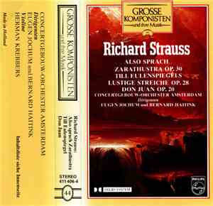 Richard Strauss / Concertgebouw-Orchester Amsterdam / Eugen Jochum / Bernar ...