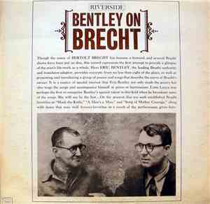 Eric Bentley - Bentley On Brecht