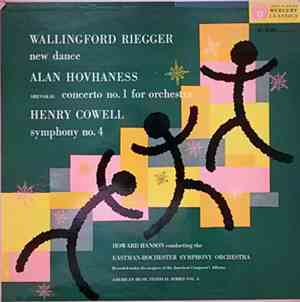 Wallingford Riegger / Alan Hovhaness / Henry Cowell - New Dance / Concerto  ...