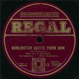 Miss Ella Shields - Burlington Bertie From Bow / Baa Lambs