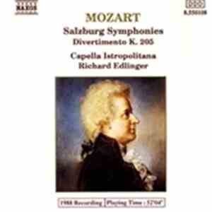 Wolfgang Amadeus Mozart, Capella Istropolitana, Richard Edlinger - Salzburg ...