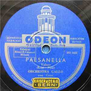 Orchestra Gallo - Paesanella / Valzer Della Fisarmonica