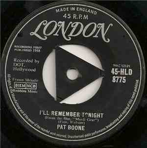 Pat Boone - I'll Remember Tonight