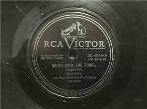 Eddie Fisher - Bring Back The Thrill / If It Hadn't Been For You
