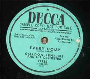 Gordon Jenkins And His Orchestra - Every Hour / Mother Mother