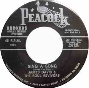James Davis & The Soul Revivors - This Little Light Of Mine / Sing A Song
