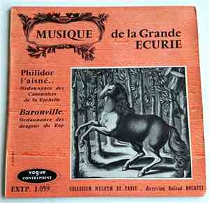 Philidor L'aisné / Baronville - Collegium Musicum De Paris , Direction Rola ...