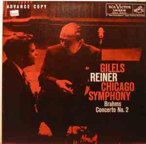 Brahms - Reiner, Chicago Symphony, Gilels - Brahms Concerto No. 2