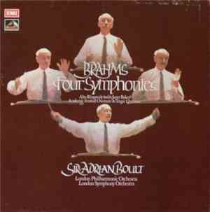 Brahms, Sir Adrian Boult, London Philharmonic Orchestra, London Symphony Or ...