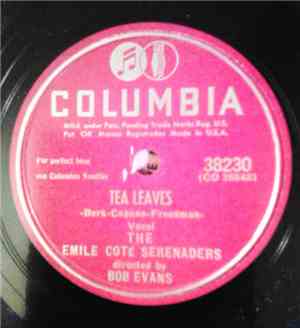 The Emile Cote' Serenaders, Nick De Frances - Tea Leaves / In Martha's Eyes
