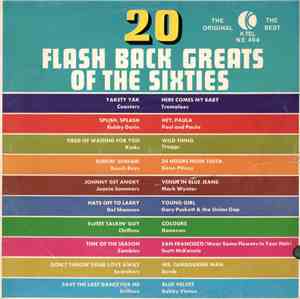 Various - 20 Flash Back Greats Of The Sixties