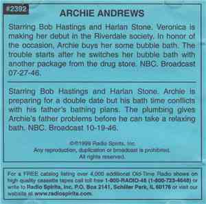 No Artist - Archie Andrews (Bubble Bath Soap For Veronica / The Double Date ...