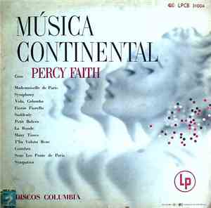 Percy Faith E Sua Orquestra - Música Continental Com Percy Faith