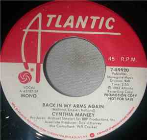Cynthia Manley - Back In My Arms Again