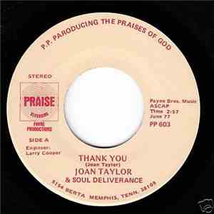 Joan Taylor & Soul Deliverance - Thank You / What Then