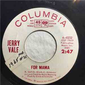 Jerry Vale - For Mama / Ti Adoro