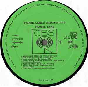 Frankie Laine - Frankie Laine's Greatest Hits