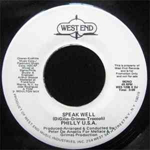 Philly U.S.A. - Speak Well