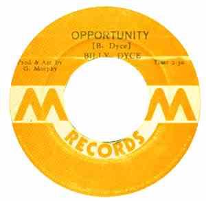 Billy  Dyce - Opportunity