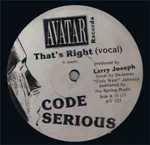 Code Serious - That's Right