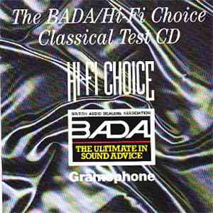 Various - The BADA / Hi-Fi Choice Classical Test CD