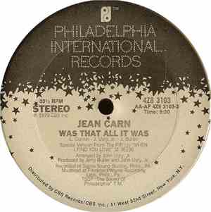 Jean Carn - Was That All It Was