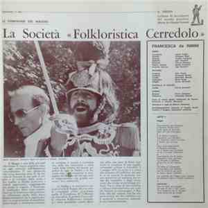 La Società « Folkloristica Cerredolo » - Francesca Da Rimini
