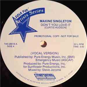 Maxine Singleton - Don't You Love It