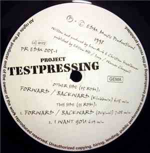 Project Testpressing - Forward / Backward