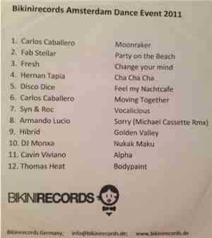 Various - Bikinirecords Sampler - Amsterdam Dance Event 2011