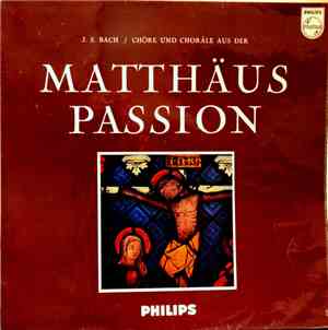 Royal Christian Oratorio Society & Utrecht Municipal Orchestra : Bach - Chö ...