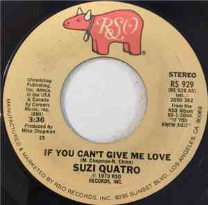 Suzi Quatro - If You Can't Give Me Love