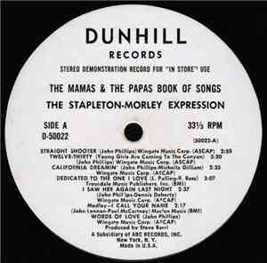 The Stapleton-Morley Expression - The Mamas & The Papas Book Of Songs