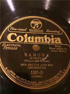 Ben Selvin & His Orchestra - Ramona / In My Bouquet Of Memories