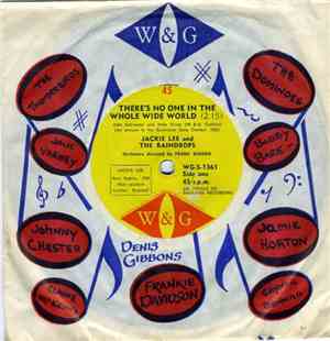 Jackie Lee  And The Raindrops  - There's No-One In The Whole Wide World