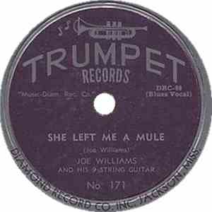 Joe Lee Williams - She Left Me A Mule / Bad Heart Blues