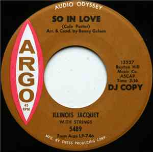 Illinois Jacquet - So In Love / Use Your Imagination
