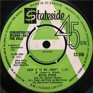Mitch Ryder And The Detroit Wheels - Sock It To Me - Baby!