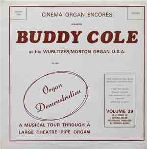 Buddy Cole - Organ Demonstration