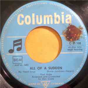 Paul Anka - All Of A Sudden